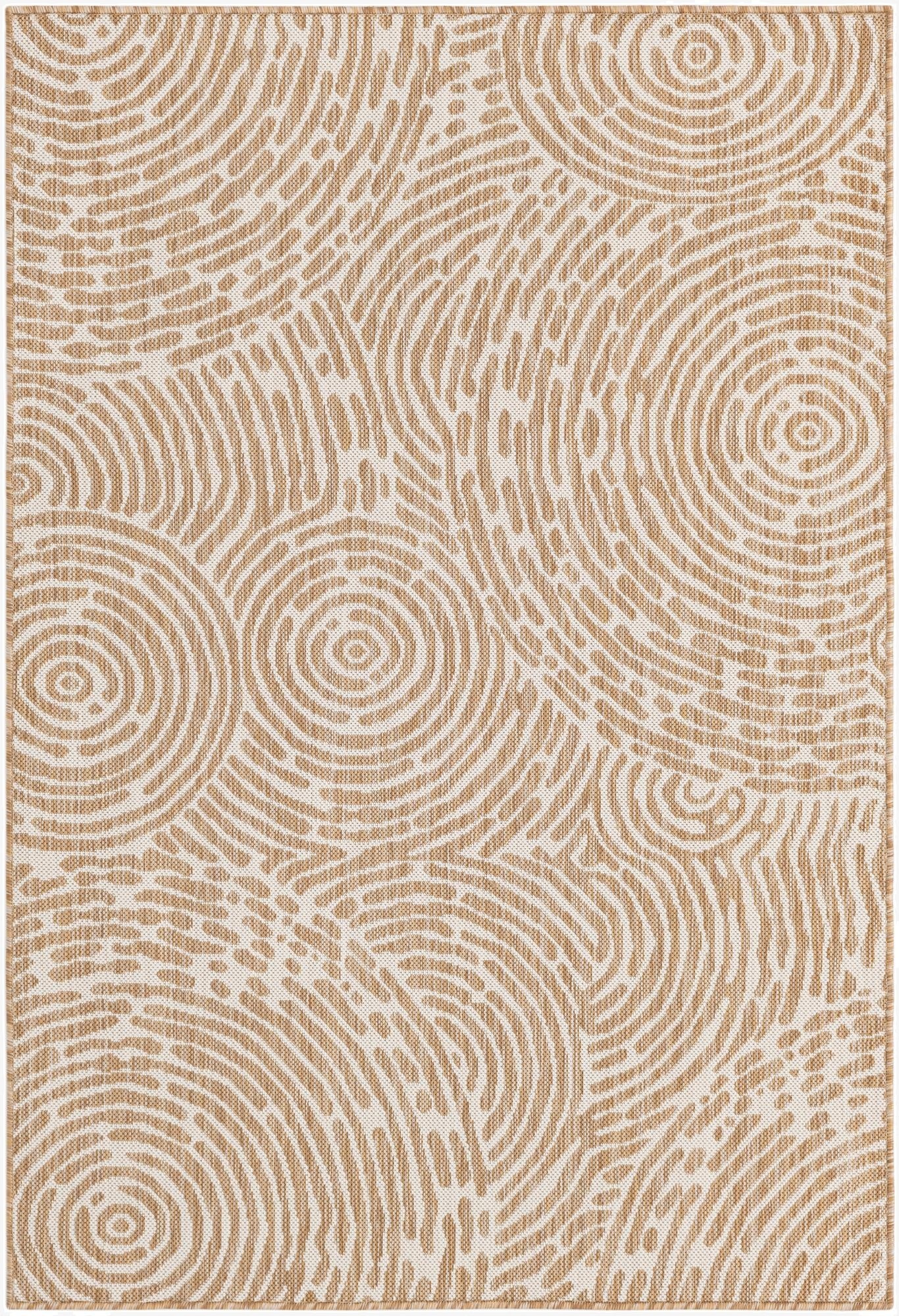 4' x 6'  Washable Modern Indoor / Outdoor Rug