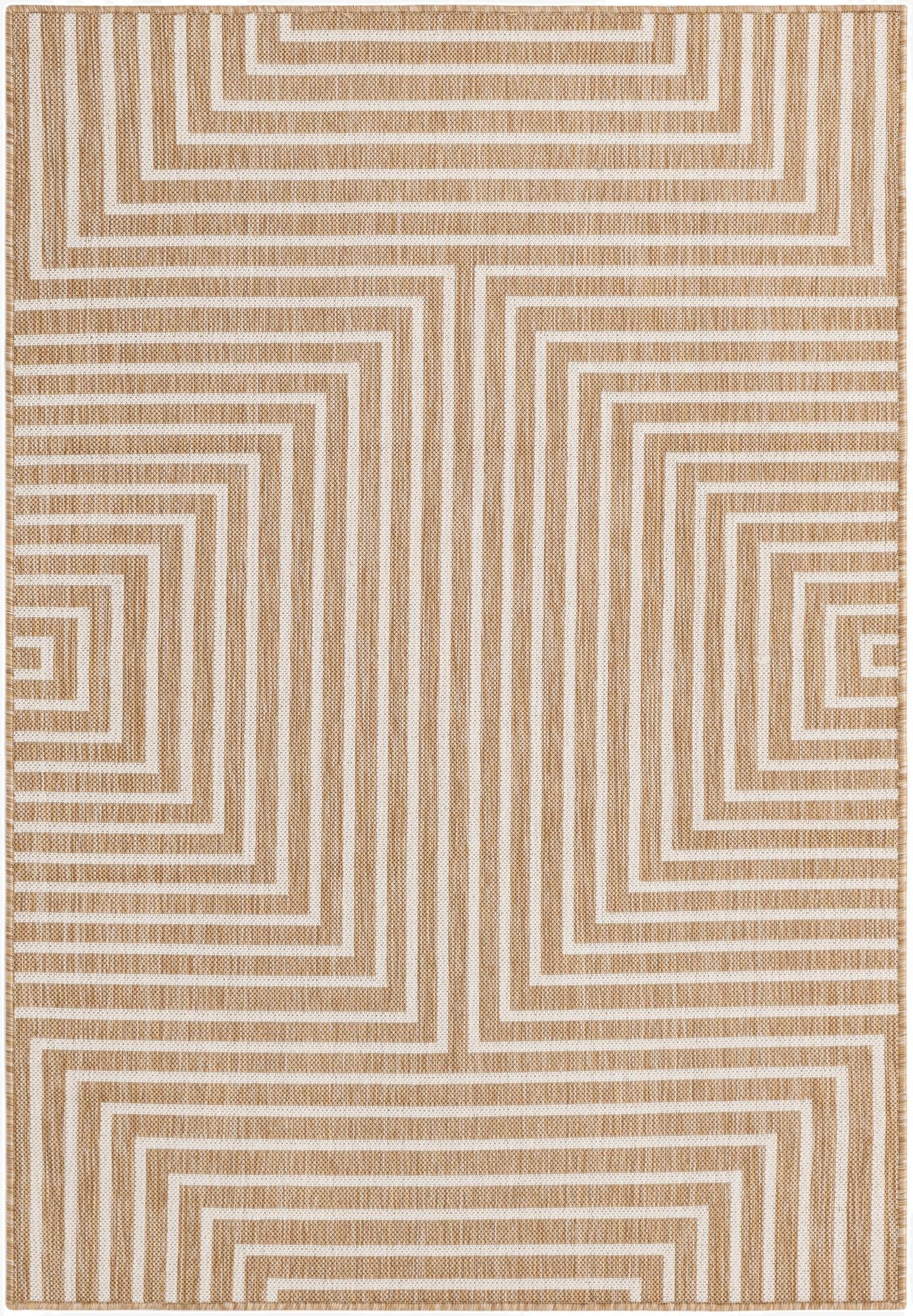 4' x 6'  Washable Modern Indoor / Outdoor Rug