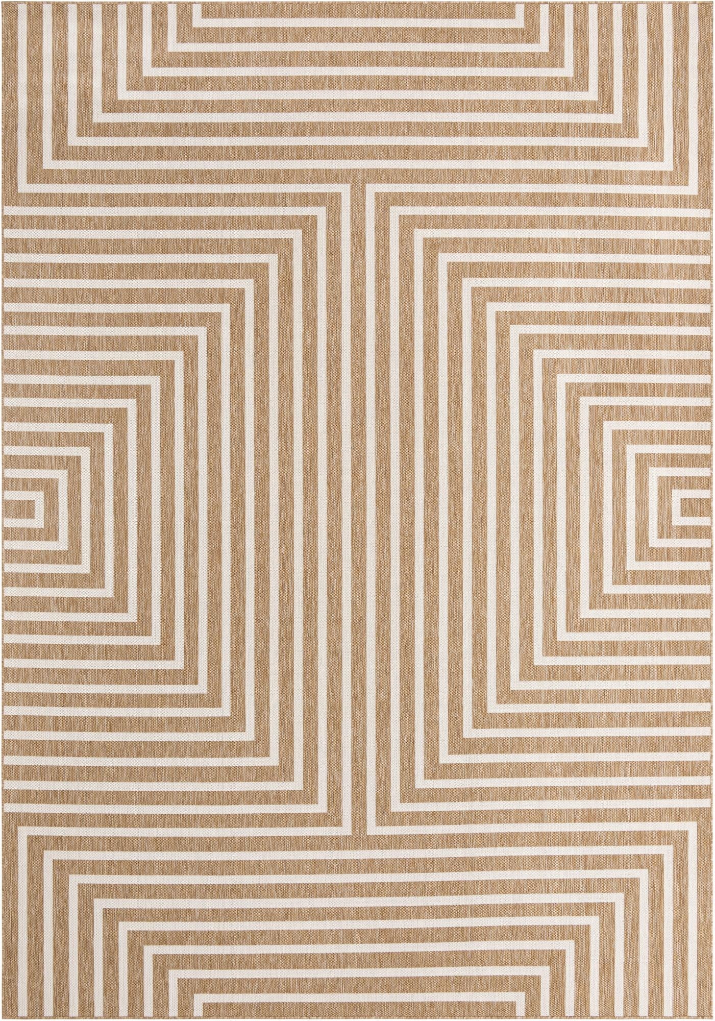10' x 14'  Washable Modern Indoor / Outdoor Rug