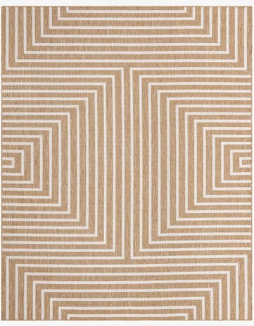 7' 10 x 10' Easy-Clean Modern Indoor / Outdoor Rug