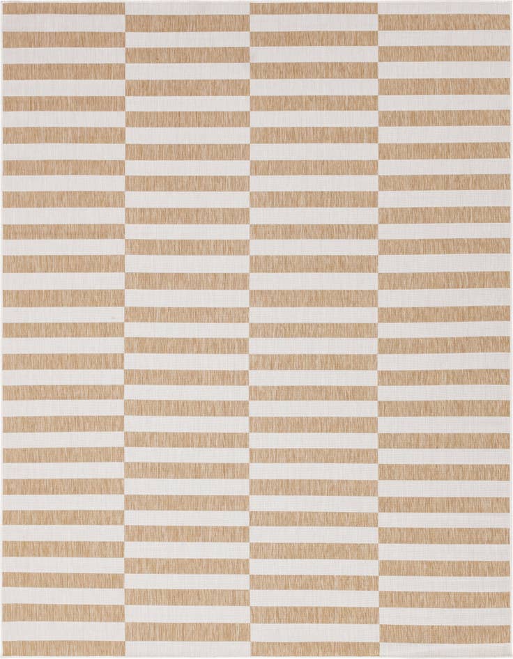Detail image of 9' x 12' Easy-Clean Ribbon Indoor / Outdoor Rug