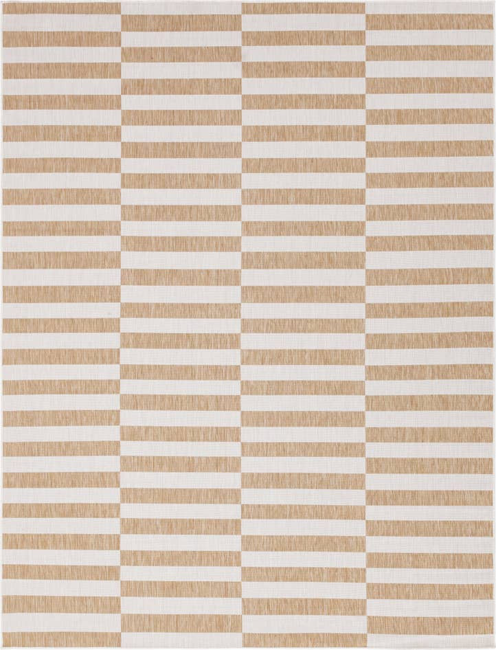 Detail image of 9' x 12' Easy-Clean Ribbon Indoor / Outdoor Rug