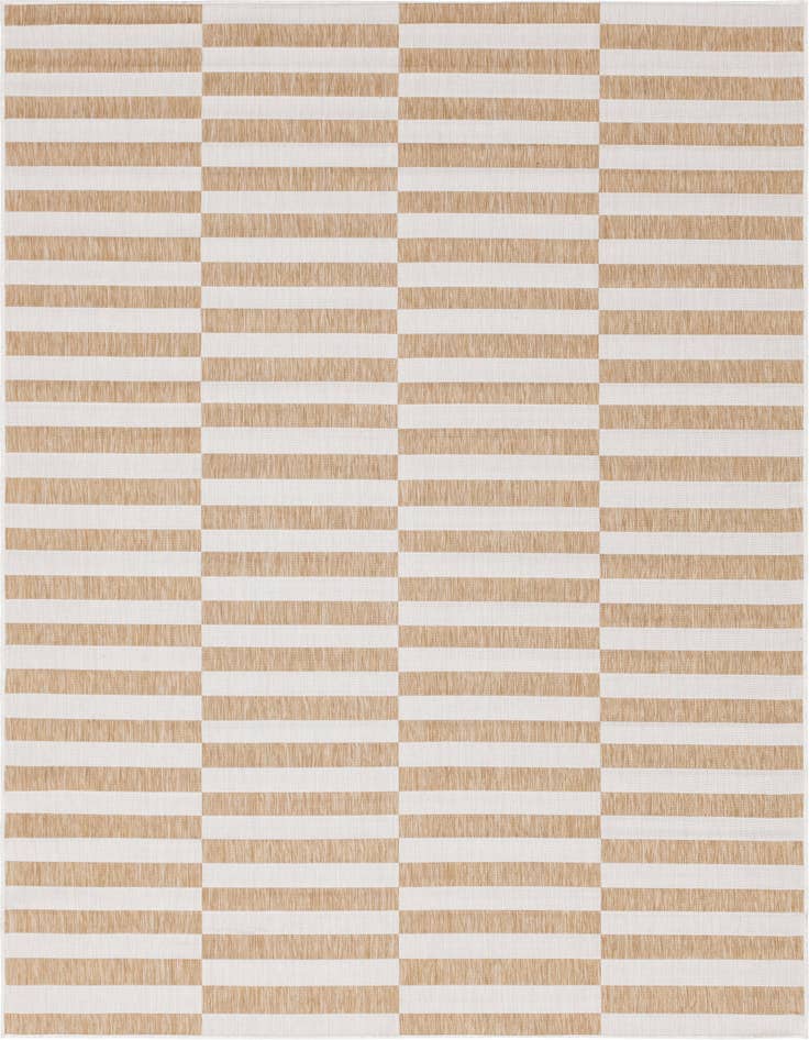 Detail image of 7' 10 x 11' Easy-Clean Ribbon Indoor / Outdoor Rug