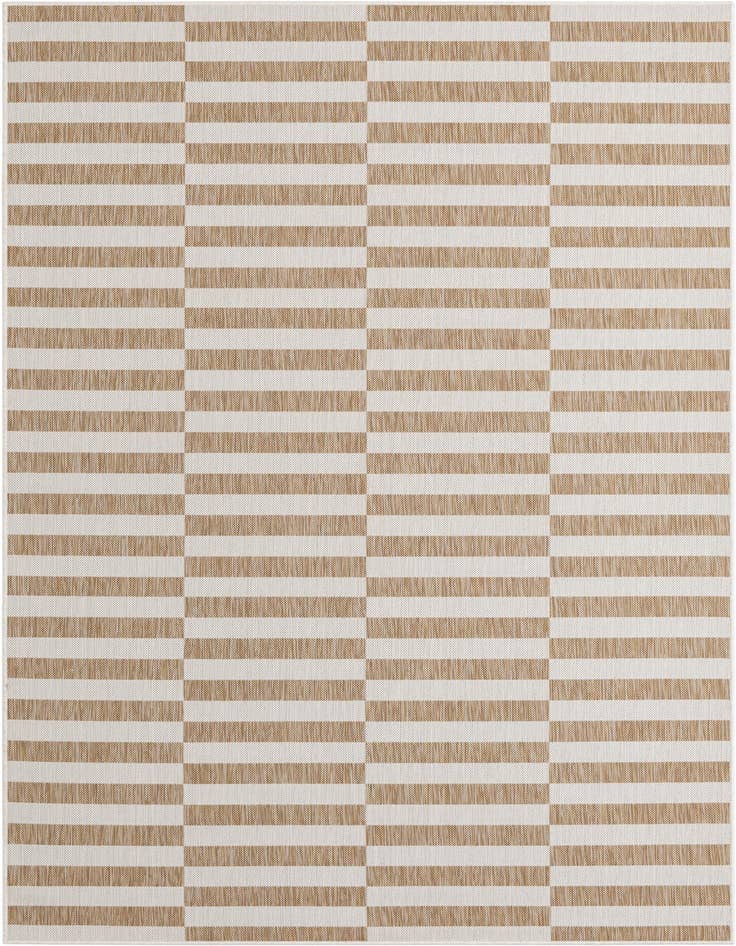 Detail image of 6' x 9' Easy-Clean Ribbon Indoor / Outdoor Rug