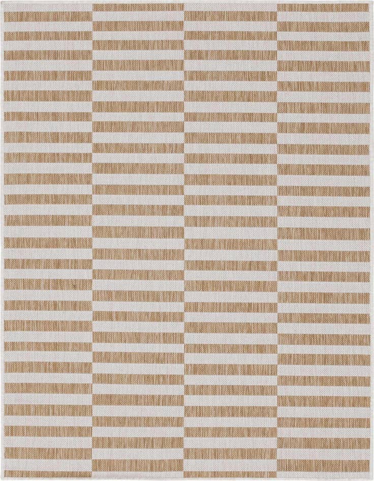 Detail image of 4' x 6' Easy-Clean Ribbon Indoor / Outdoor Rug