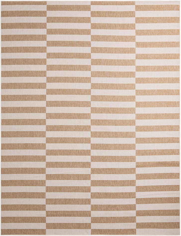 Detail image of 10' x 13' Easy-Clean Ribbon Indoor / Outdoor Rug