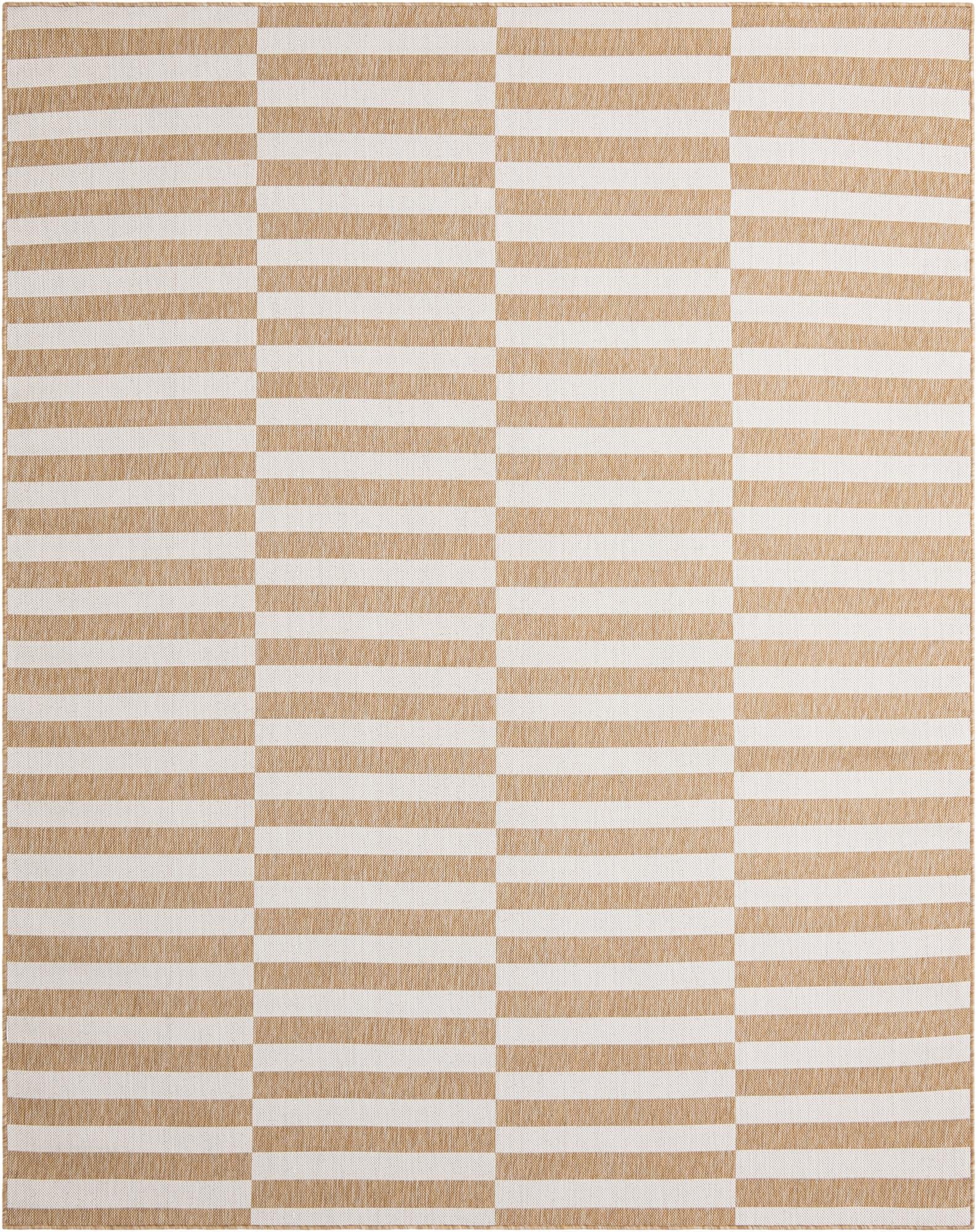 7' 10 x 10' Washable Ribbon Indoor / Outdoor Rug