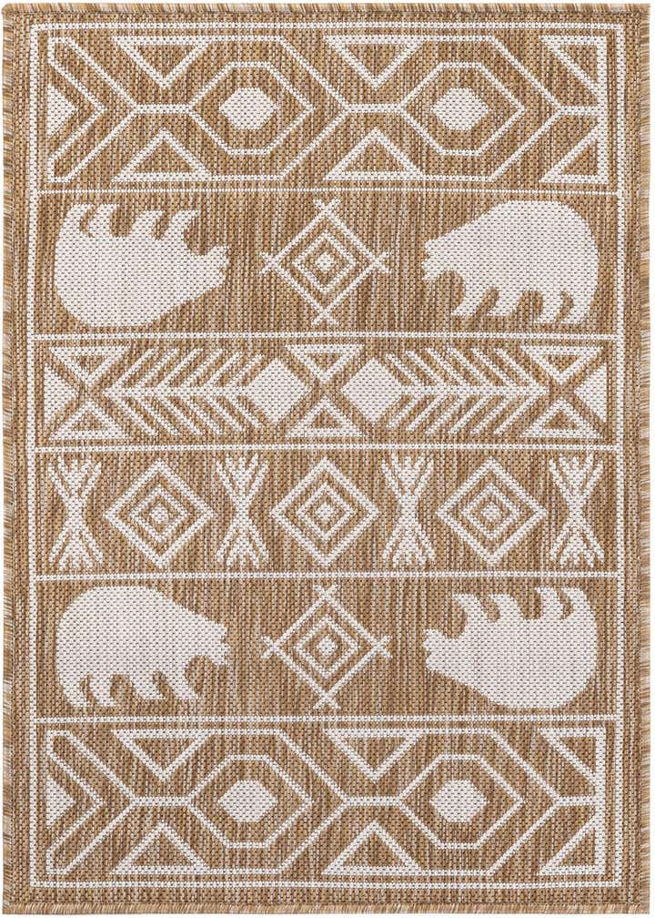 2' x 3' Easy-Clean Southwestern Indoor / Outdoor Rug