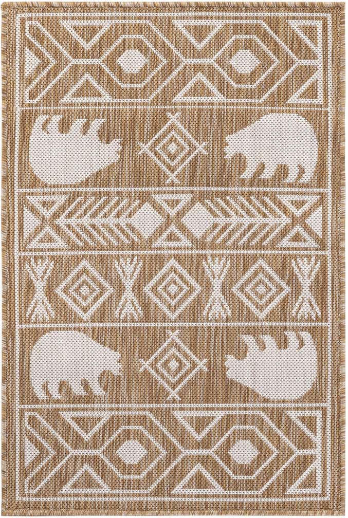 2' x 3' Easy-Clean Southwestern Indoor / Outdoor Rug