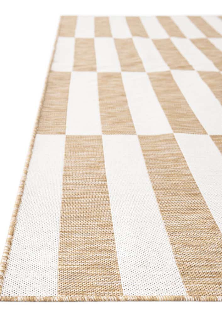 7' x 10' Easy-Clean Striped Indoor / Outdoor Rug