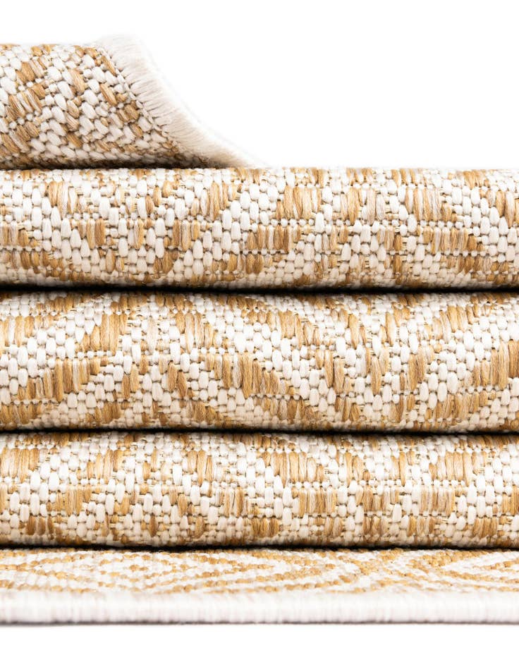 Detail image of 3' x 5' 3  Washable Trellis Indoor / Outdoor Rug