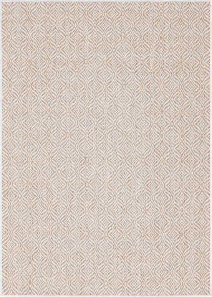 5' 3 x 8' Easy-Clean Trellis Indoor / Outdoor Rug