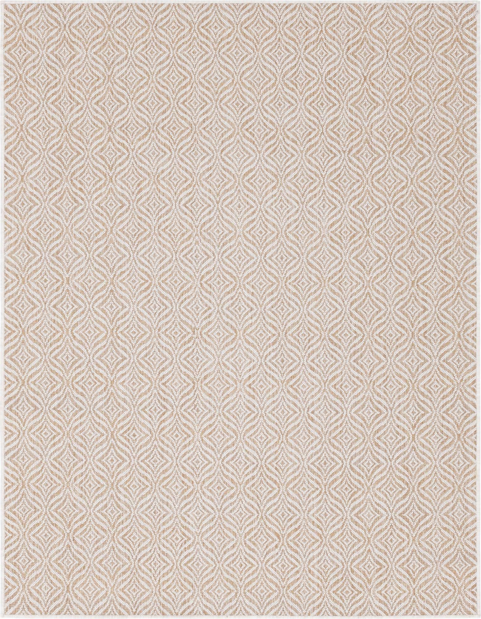 5' 3 x 8' Easy-Clean Trellis Indoor / Outdoor Rug