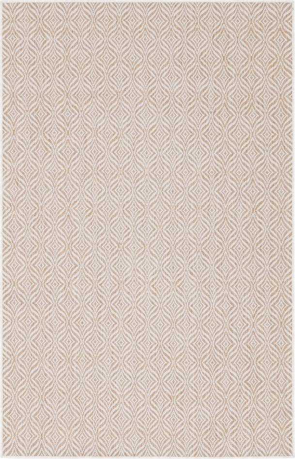 Detail image of 5' 3 x 8' Easy-Clean Trellis Indoor / Outdoor Rug