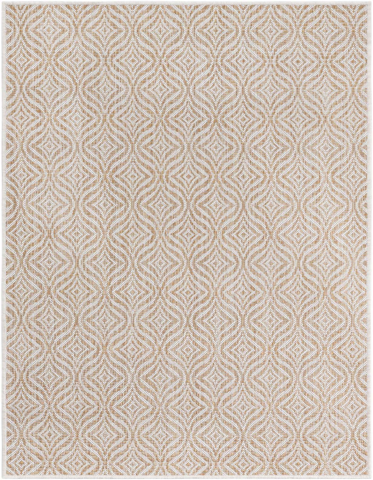 3' x 5' 3 Easy-Clean Trellis Indoor / Outdoor Rug