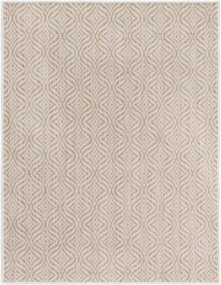 Detail image of 3' x 5' 3 Easy-Clean Trellis Indoor / Outdoor Rug