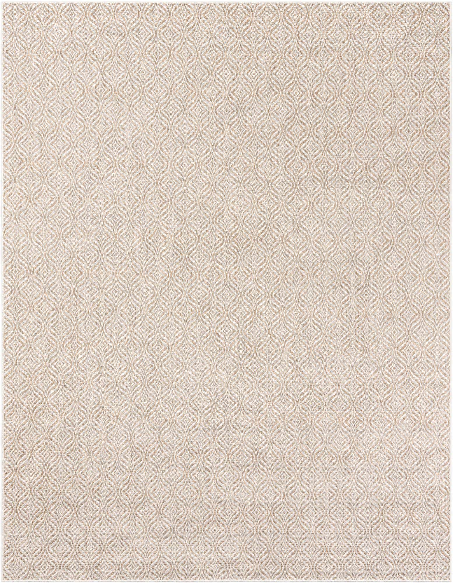 7' 10 x 10' Easy-Clean Trellis Indoor / Outdoor Rug