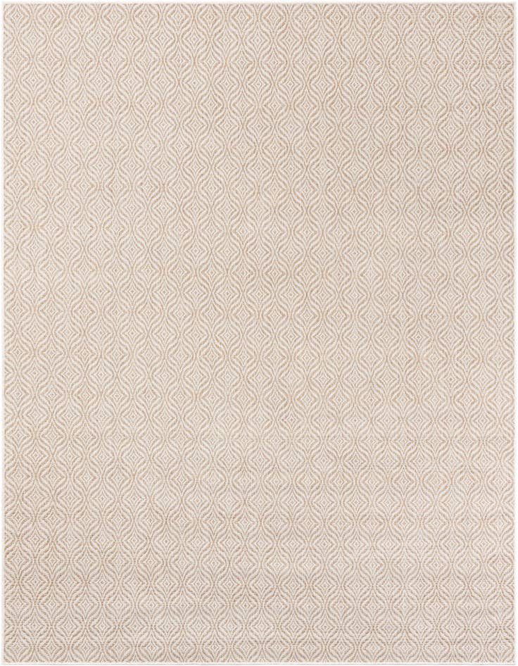 Detail image of 7' 10 x 10' Easy-Clean Trellis Indoor / Outdoor Rug