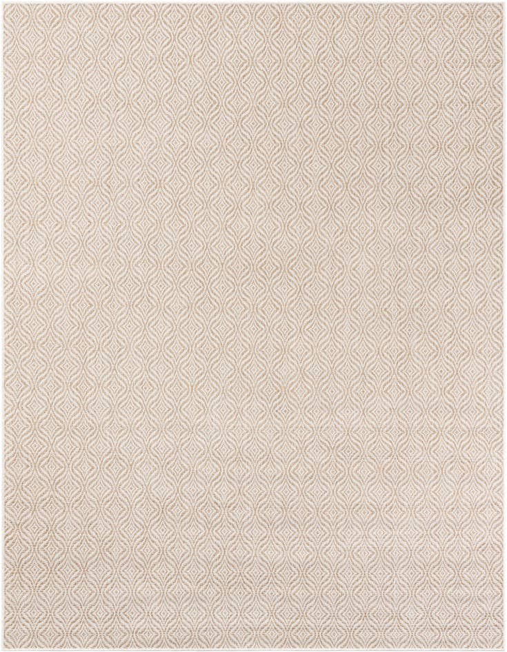 Detail image of 7' 10 x 10' Easy-Clean Trellis Indoor / Outdoor Rug