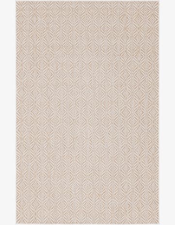 5' 3 x 8' Easy-Clean Trellis Indoor / Outdoor Rug