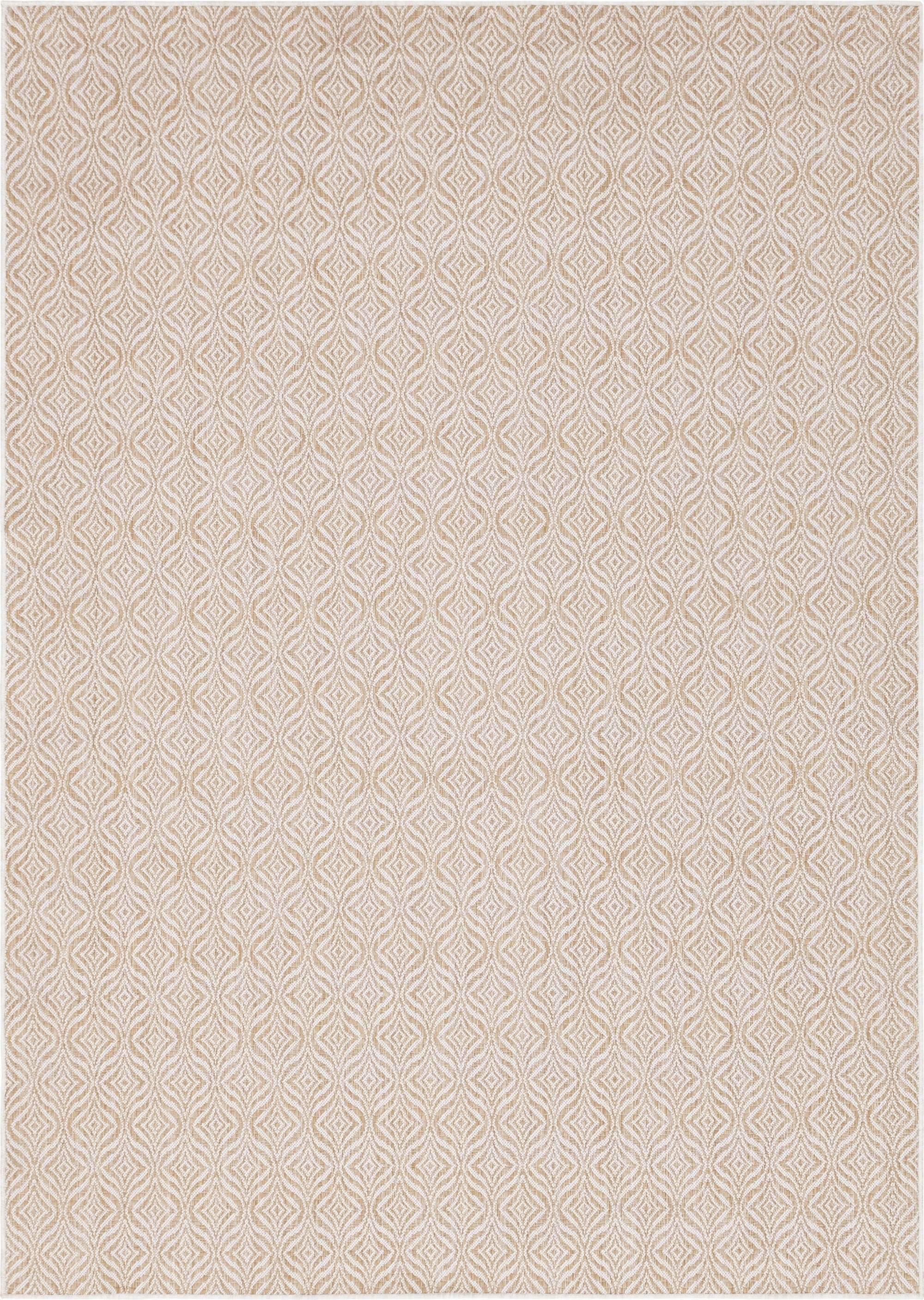 7' x 10'  Washable Trellis Indoor / Outdoor Rug