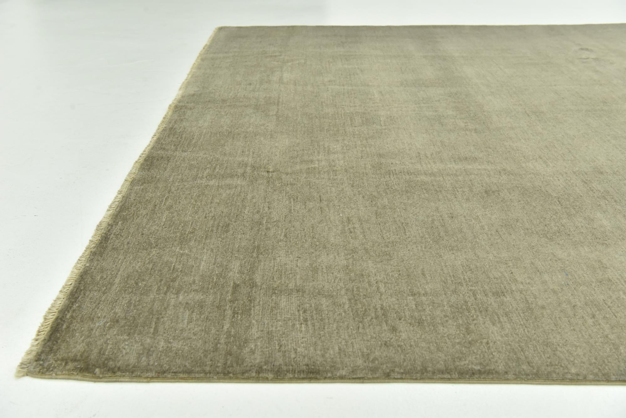 6' 2 x 8' 2 Hand Knotted Over-Dyed Ziegler Rug