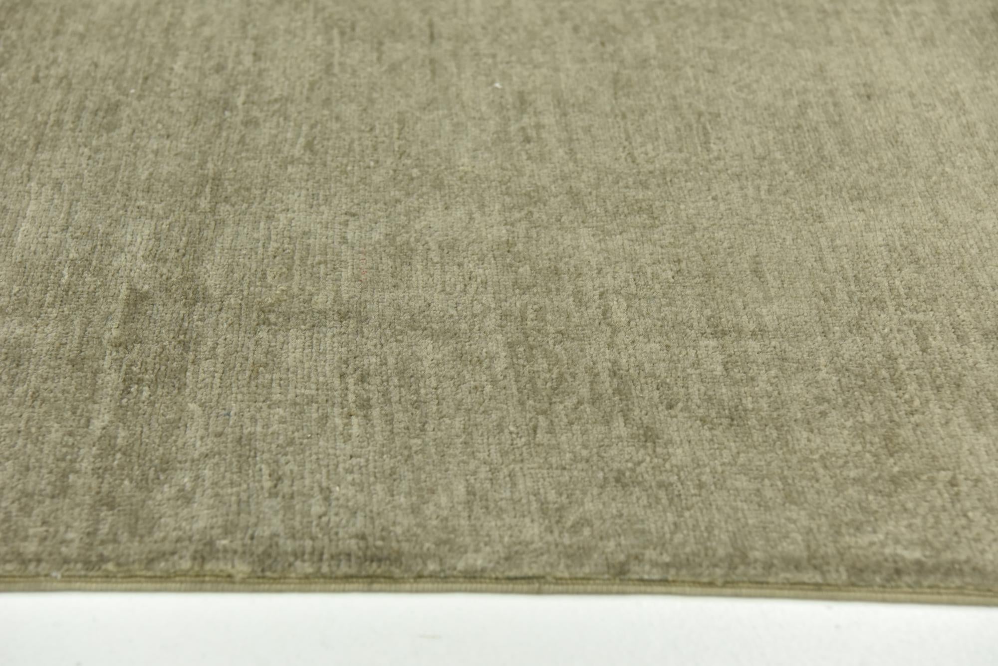 6' 2 x 8' 2 Hand Knotted Over-Dyed Ziegler Rug