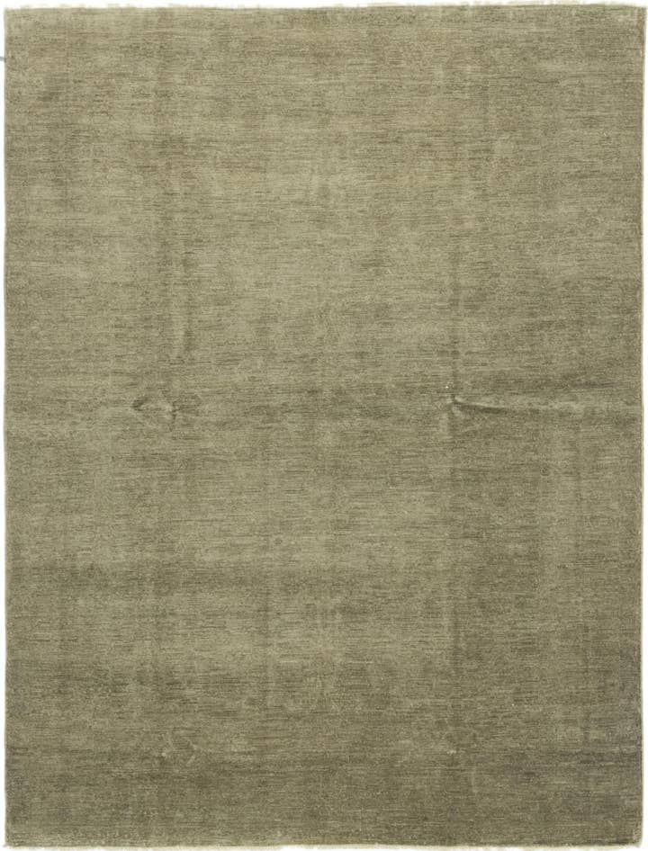 Detailfoto van 190cm x 250cm Handgeknoopt Overgeverfd Ziegler Vloerkleed