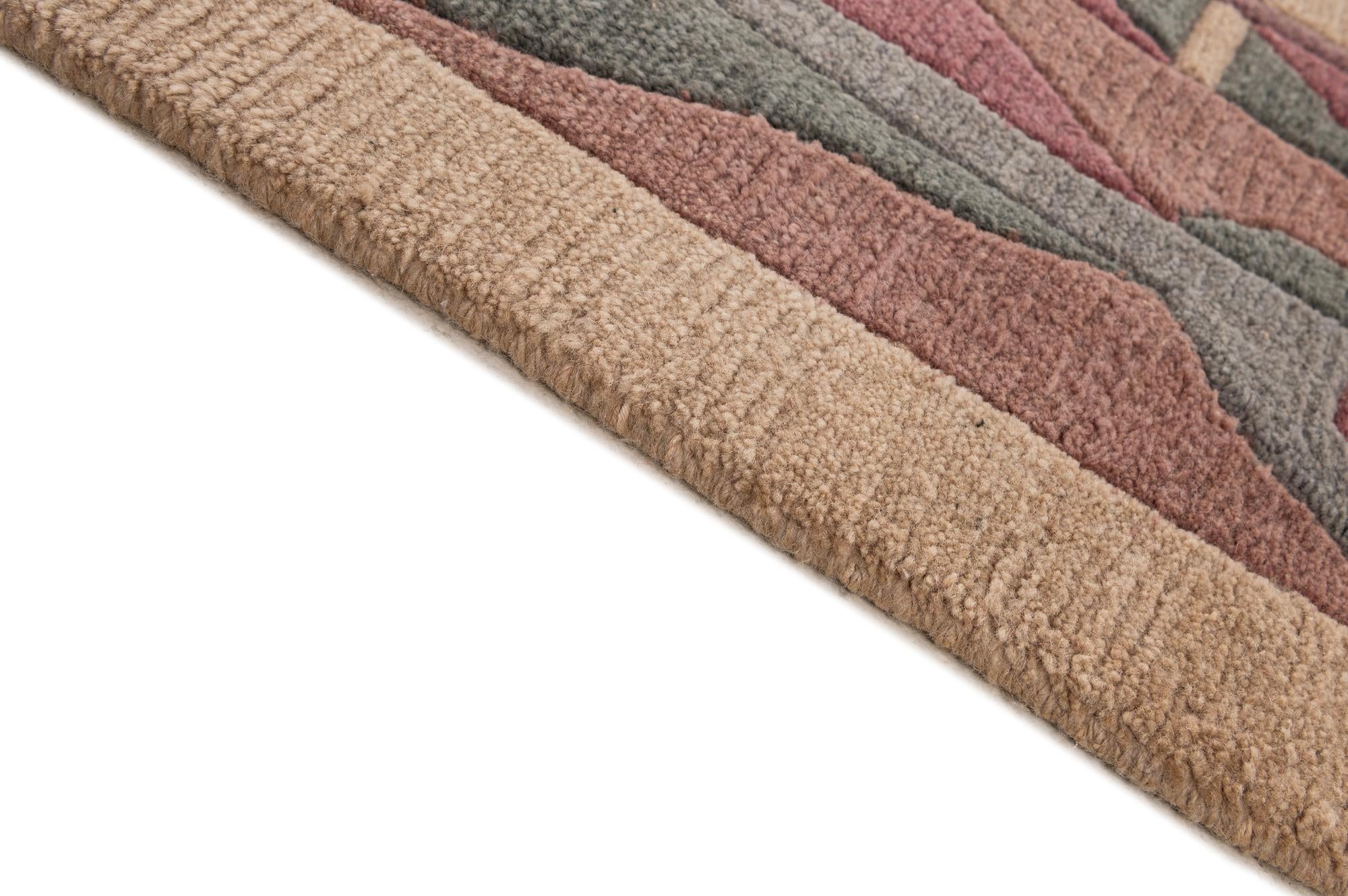 8' 3 x 11' 5 Hand Knotted Tibet Wool Rug