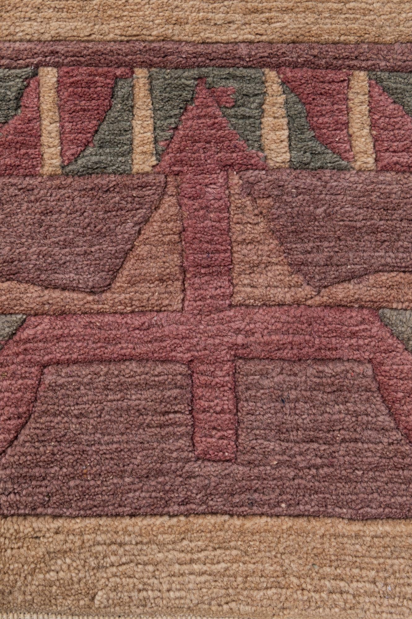 8' 3 x 11' 5 Hand Knotted Tibet Wool Rug