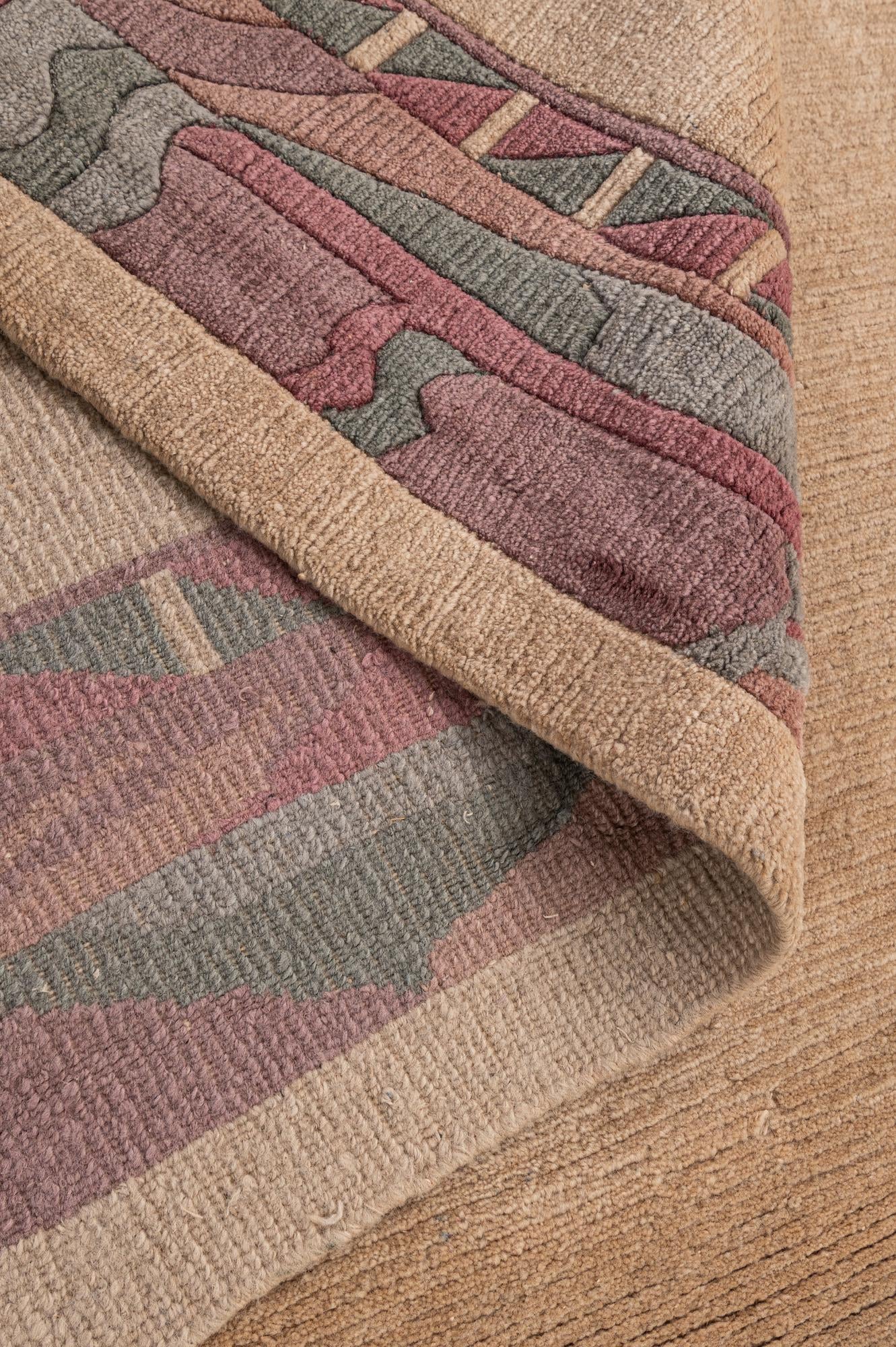 8' 3 x 11' 5 Hand Knotted Tibet Wool Rug