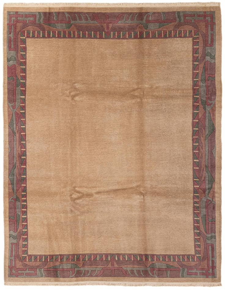 Detail image of 8' 3 x 11' 5 Hand Knotted Tibet Wool Rug