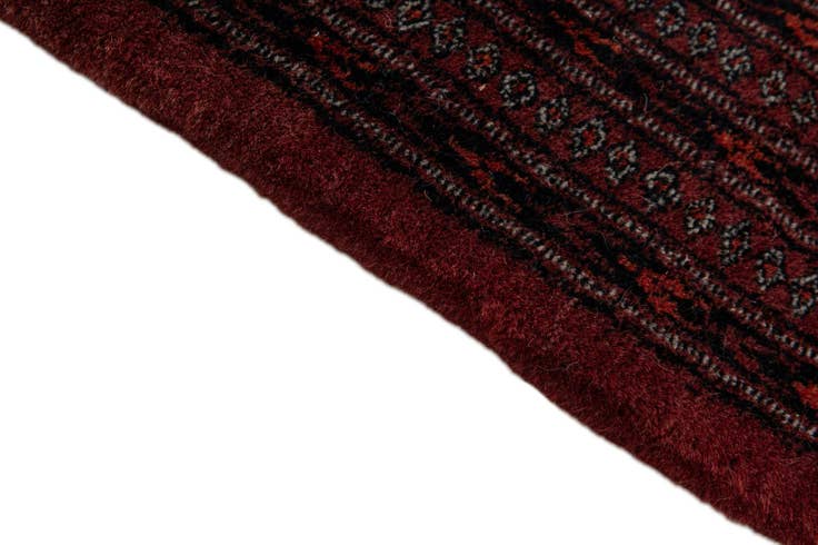 Detail image of 5' 3 x 7' 11 Hand Knotted Torkaman Persian Wool Rug