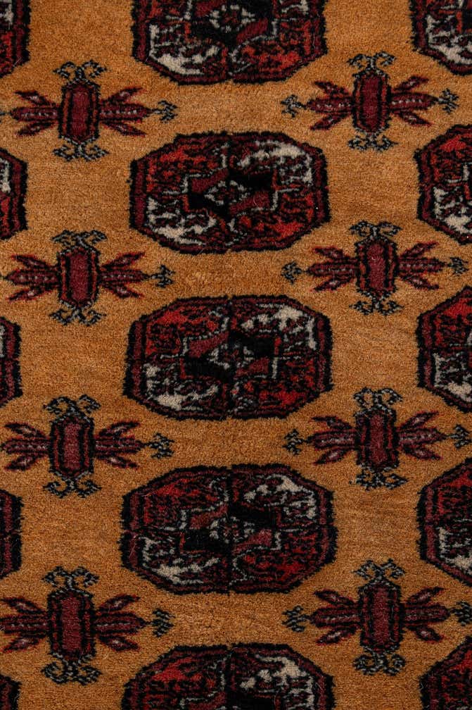 5' 3 x 7' 11 Hand Knotted Torkaman Persian Wool Rug
