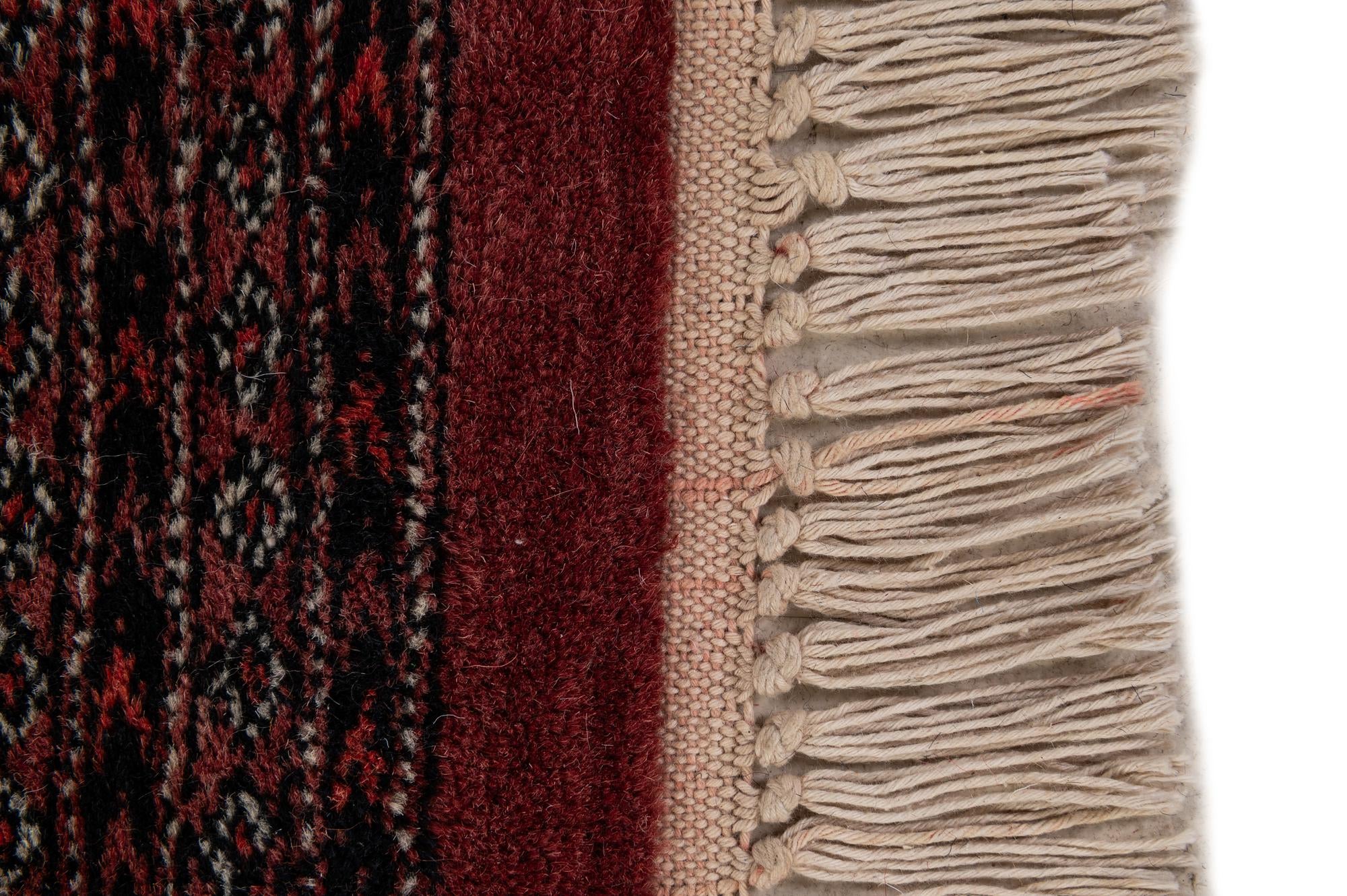 5' 3 x 7' 11 Hand Knotted Torkaman Persian Wool Rug