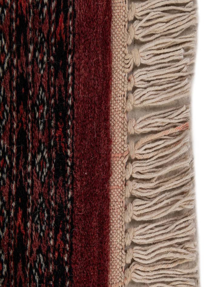 Detail image of 5' 3 x 7' 11  Hand Knotted Torkaman Persian Wool Rug