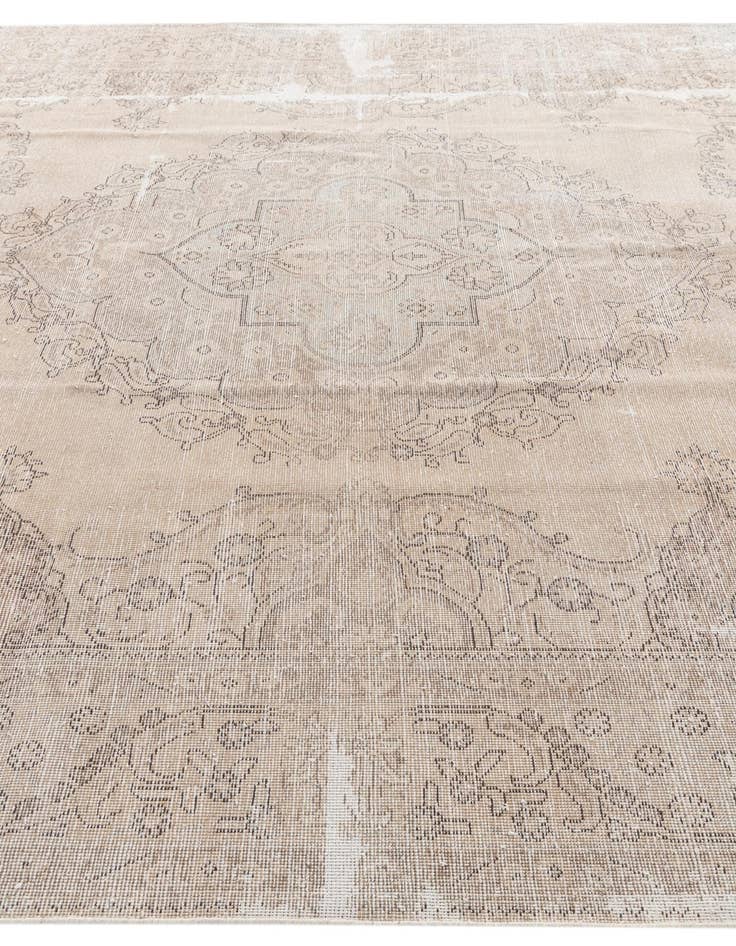 Detail image of 9' 7 x 12' 3  Hand Knotted Ultra Vintage Persian Wool Rug