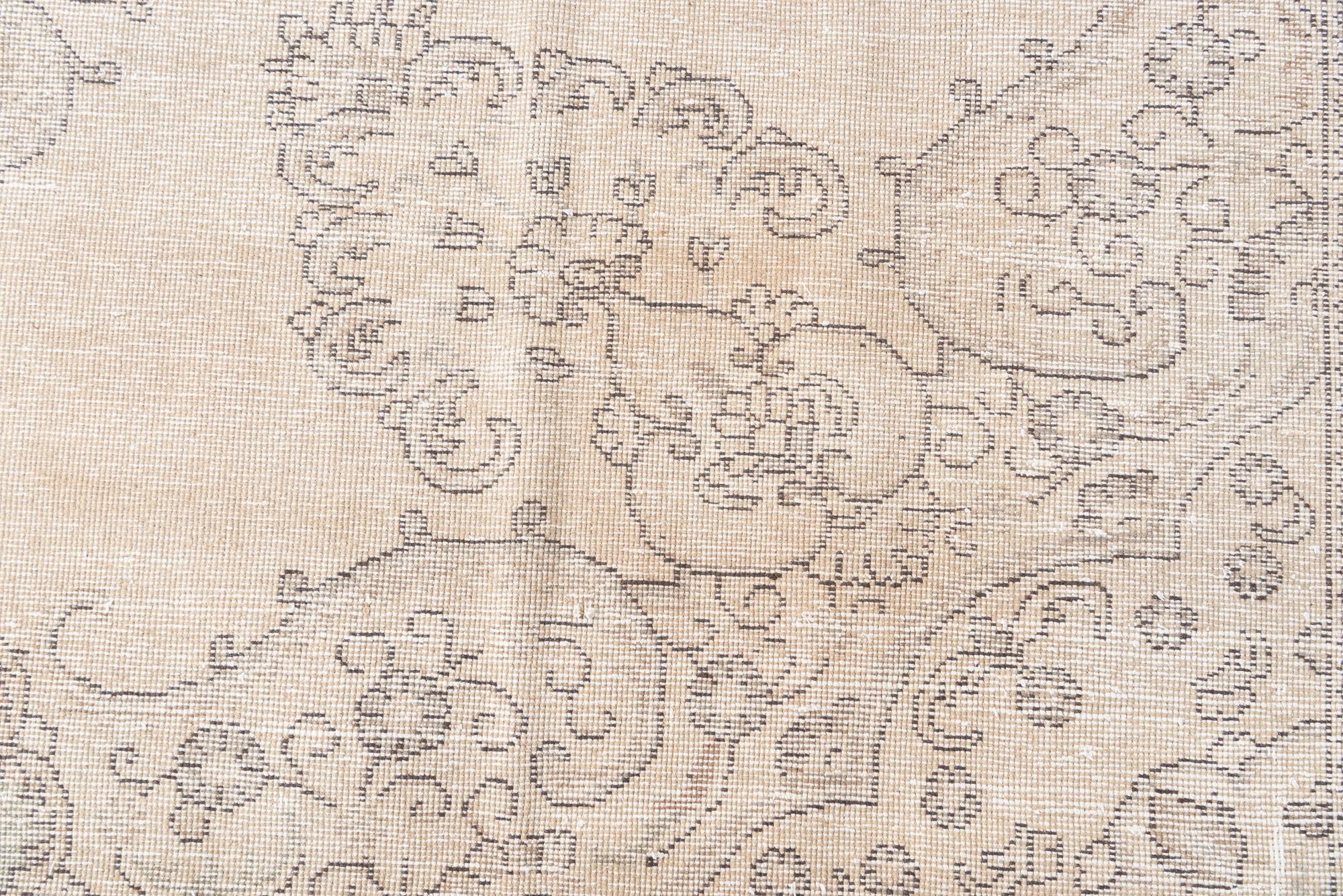 9' 7 x 12' 3 Hand Knotted Ultra Vintage Persian Wool Rug