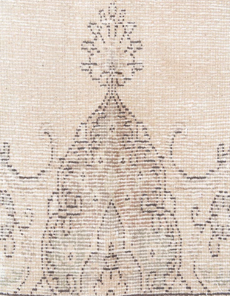 Detail image of 9' 7 x 12' 3  Hand Knotted Ultra Vintage Persian Wool Rug