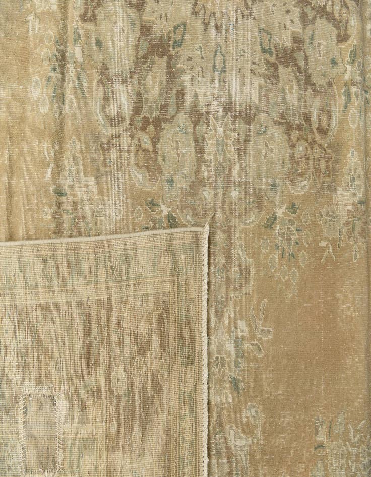 Detail image of 9' 8 x 12' 7  Hand Knotted Ultra Vintage Persian Wool Rug