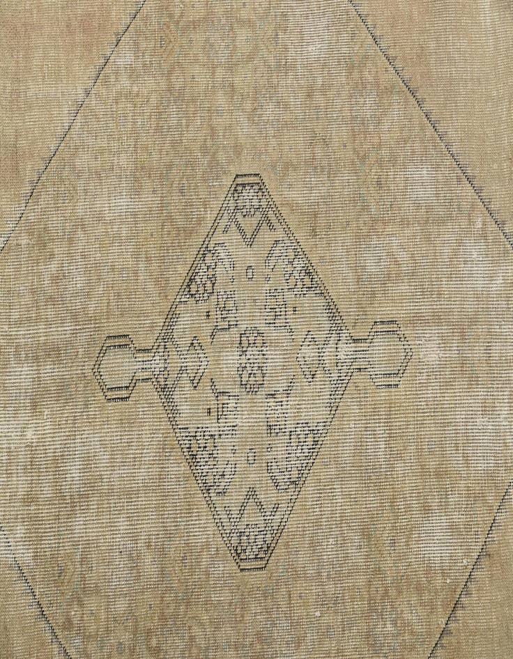 Detail image of 7' 8 x 10' 10  Hand Knotted Ultra Vintage Persian Wool Rug