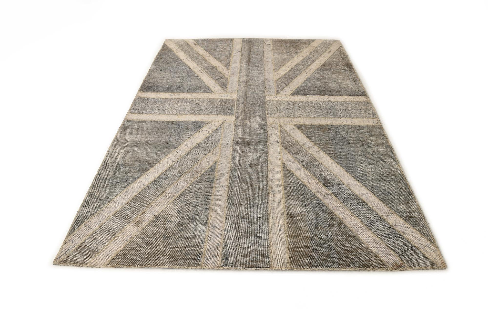 6' 8 x 9' 10 Hand Knotted Ultra Vintage Persian Wool Rug