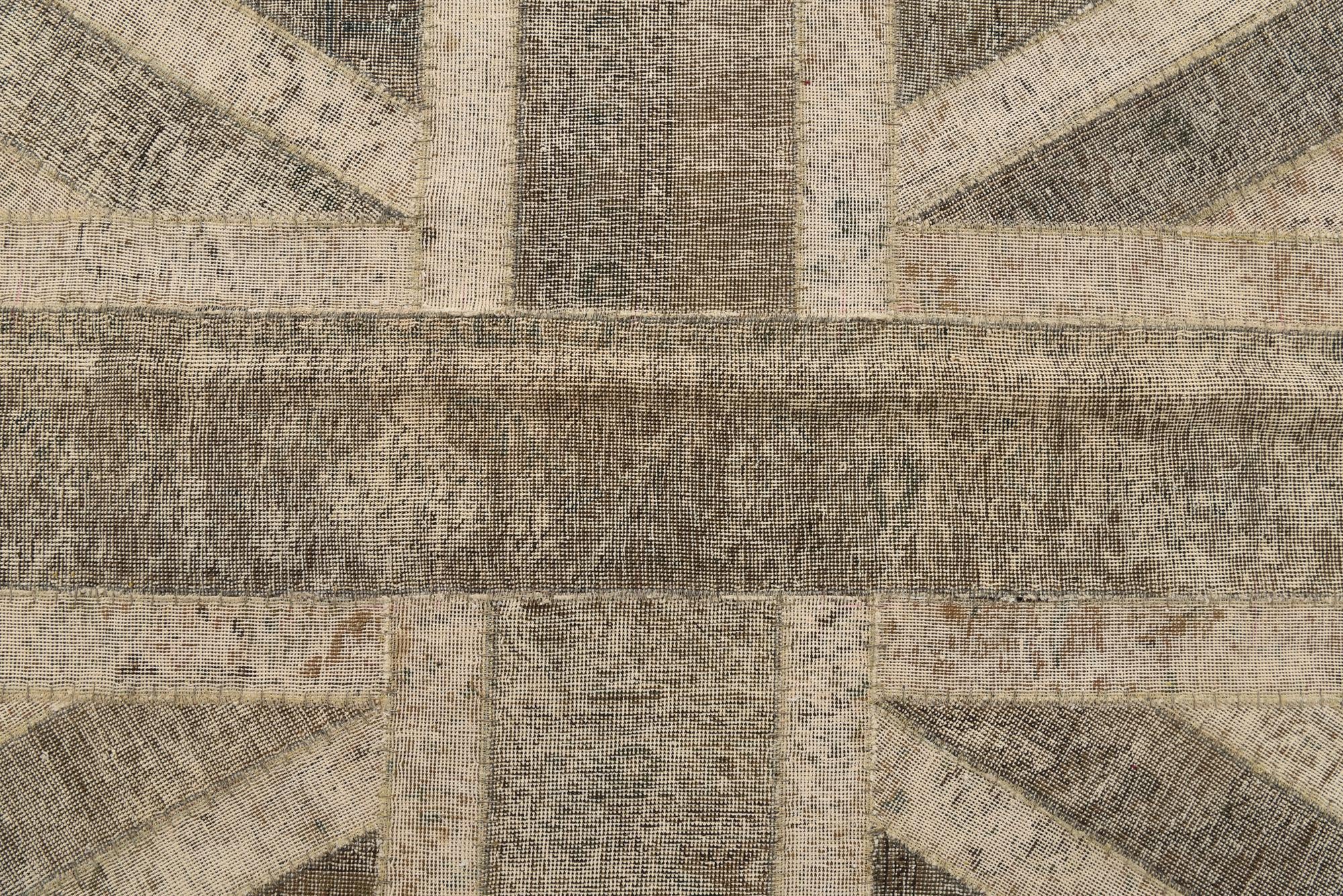 6' 8 x 9' 10 Hand Knotted Ultra Vintage Persian Wool Rug
