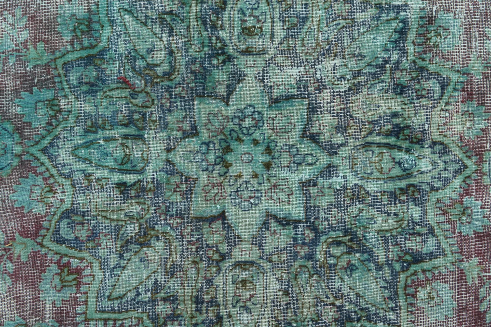 9' 6 x 13' Hand Knotted Ultra Vintage Persian Rug