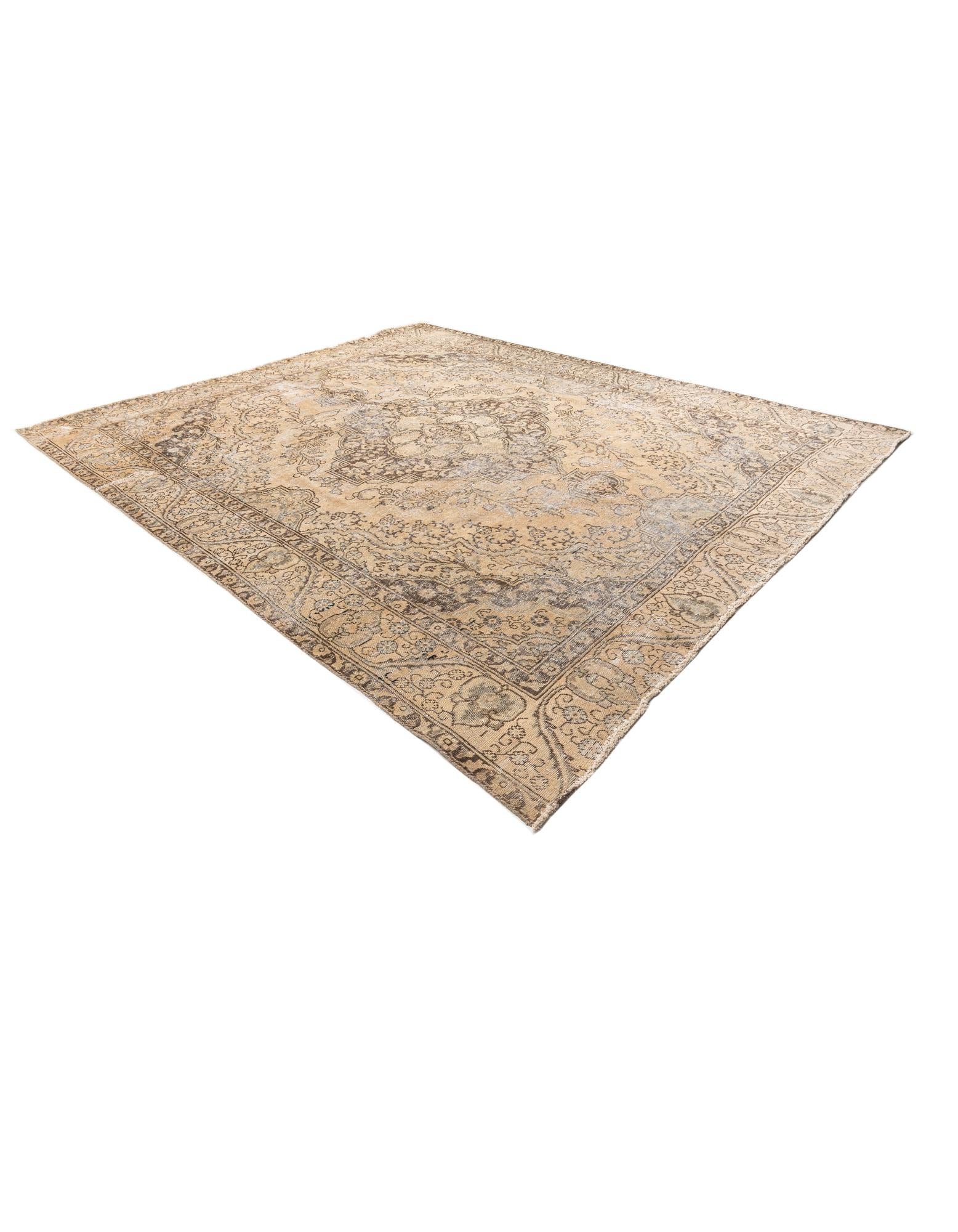 10' x 11' 9 Hand Knotted Ultra Vintage Persian Wool Rug