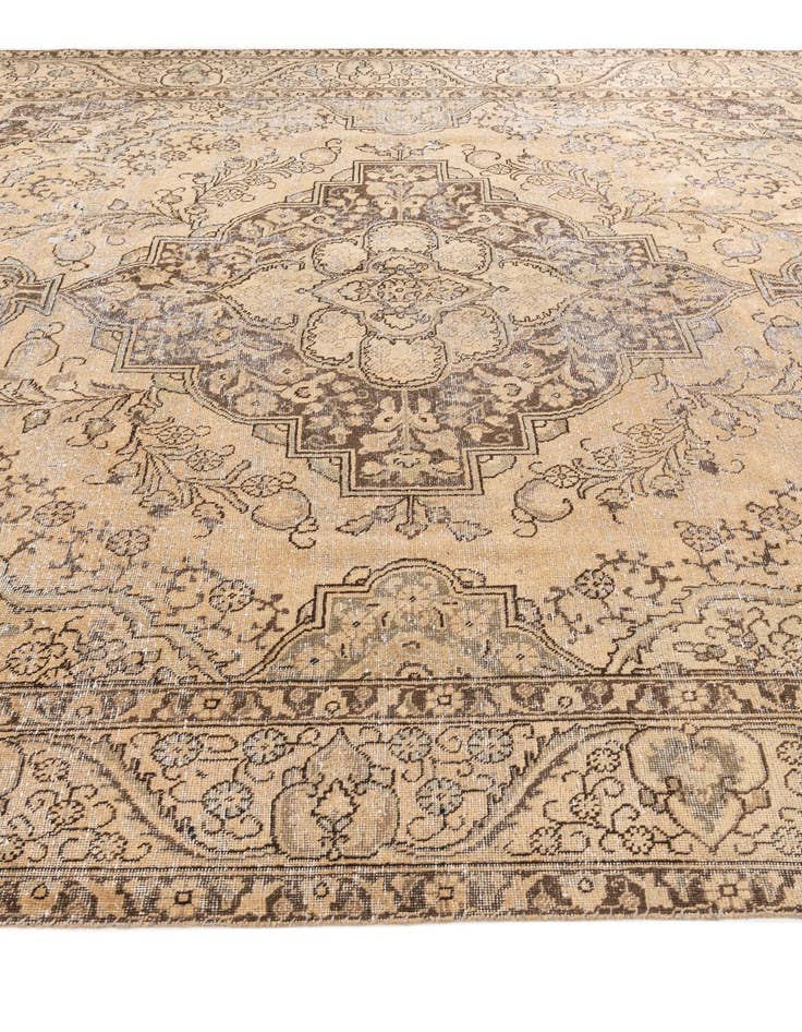 Detail image of 10' x 11' 9  Hand Knotted Ultra Vintage Persian Wool Rug