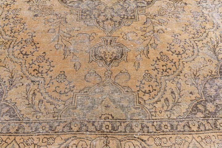 10' x 11' 9 Hand Knotted Ultra Vintage Persian Wool Rug