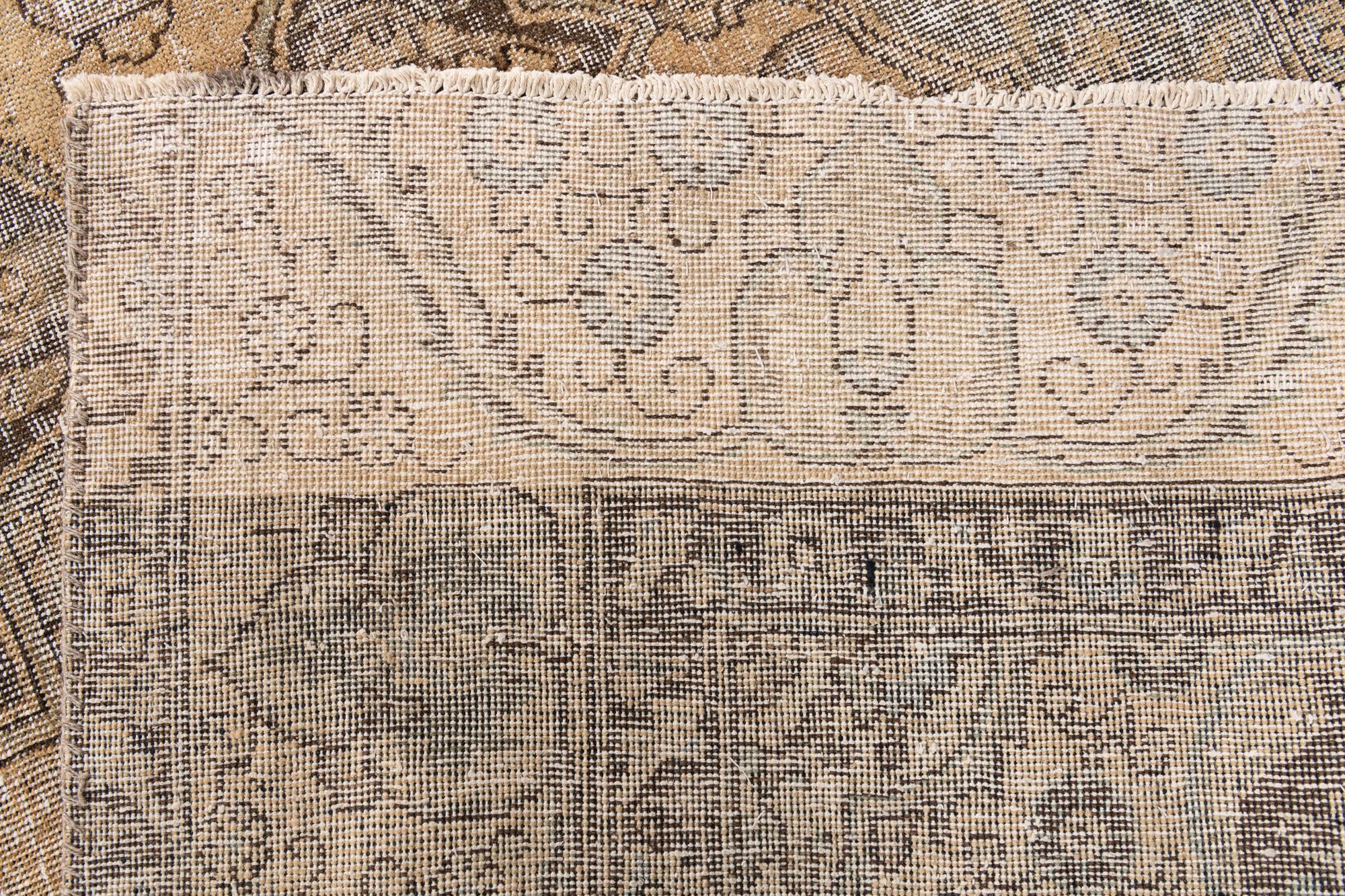 10' x 11' 9 Hand Knotted Ultra Vintage Persian Wool Rug