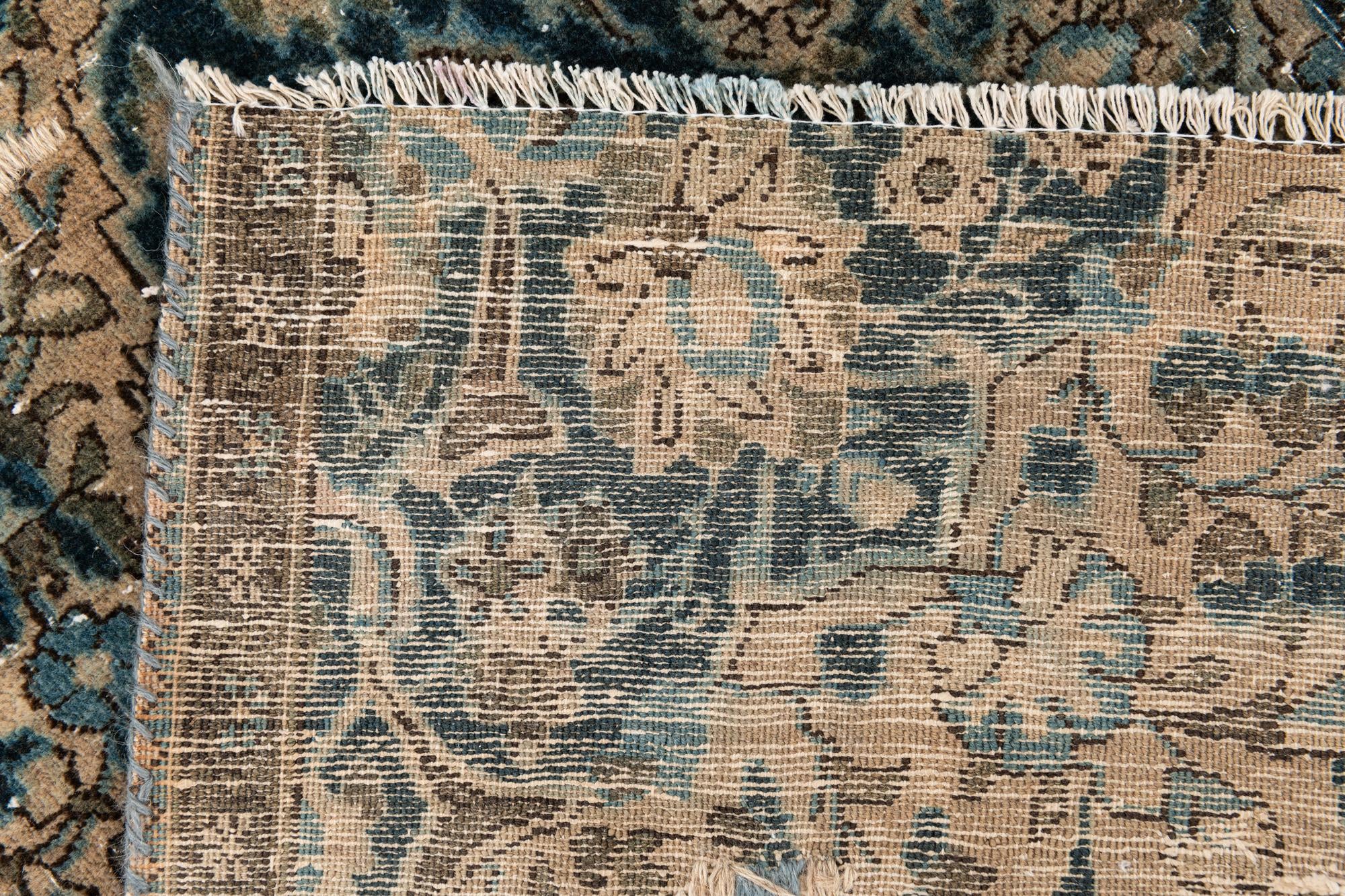 2' 10 x 5' Hand Knotted Ultra Vintage Persian Wool Rug