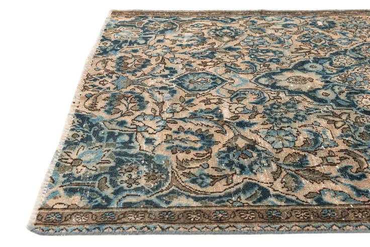 Detail image of 2' 10 x 5' Hand Knotted Ultra Vintage Persian Wool Rug